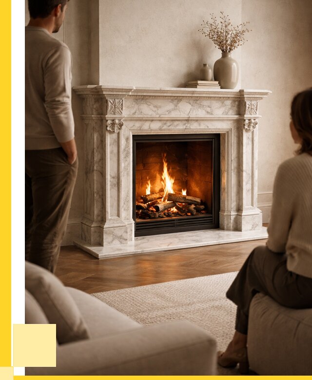 Мраморные камины под ключ в Нижневартовске от 259000 р. | ЭриданНжт