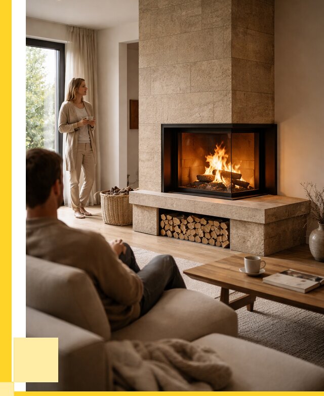 Угловые камины из кирпича установка в Нижневартовске от 155400 р. ЭриданНжт