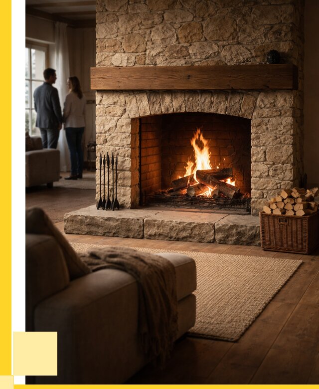 Открытые камины под ключ в Нижневартовске от 155400 р. ЭриданНжт