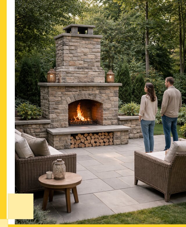 Уличные камины из кирпича в Нижневартовске от 155400 р. | ЭриданНжт