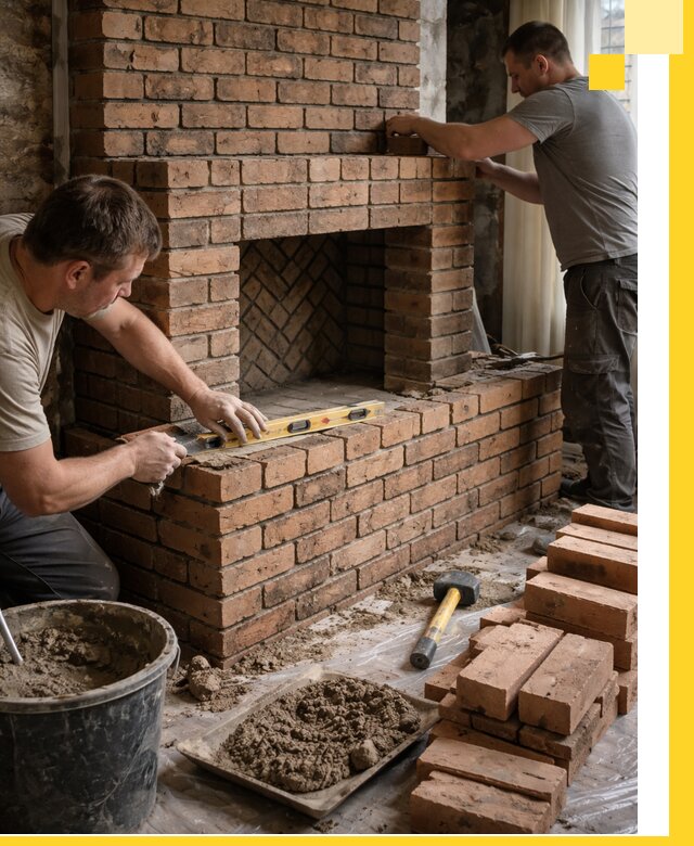 Изготовление и установка кирпичных каминов в Нижневартовске