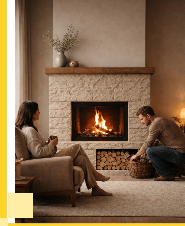 Камины для дома в Нижневартовске под ключ от 155400 р. | ЭриданНжт