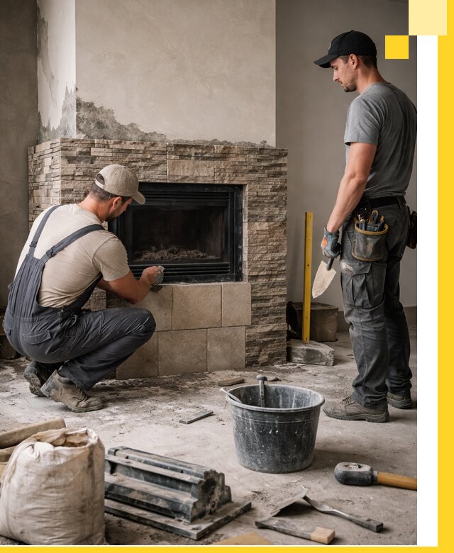 Камины под ключ в Нижневартовске: проект, изготовление и монтаж