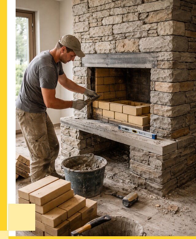 Кладка каминов и камина в Нижневартовске от 25900 р. ЭриданНжт