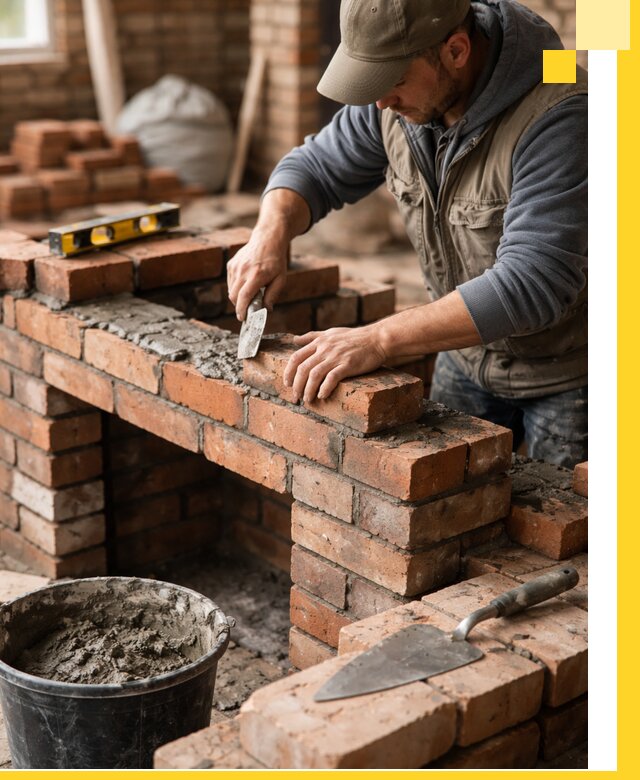 Кладка каминов под ключ в Нижневартовске профессиональная отделка и монтаж