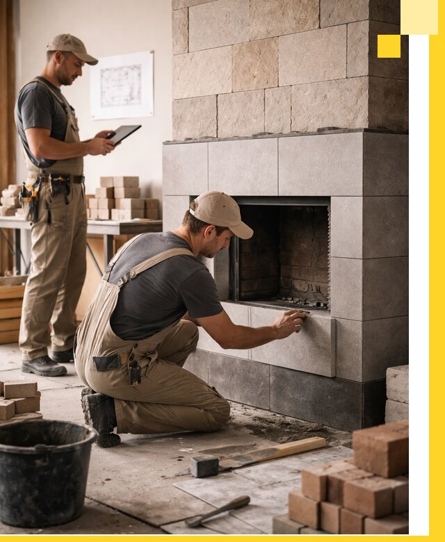 Индивидуальные проекты каминов и каминных систем в Нижневартовске