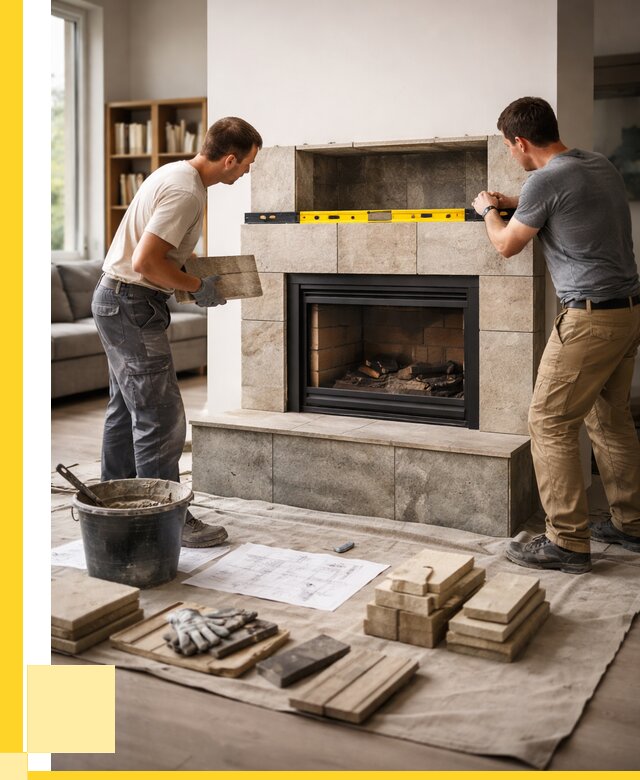 Монтаж каминов и установка в Нижневартовске от 46620 р. | ЭриданНжт