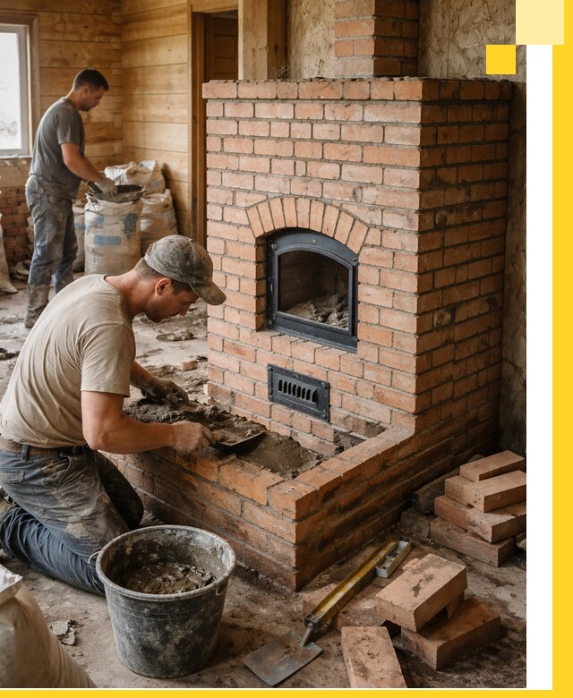 Профессиональное строительство печей в Нижневартовске под ключ