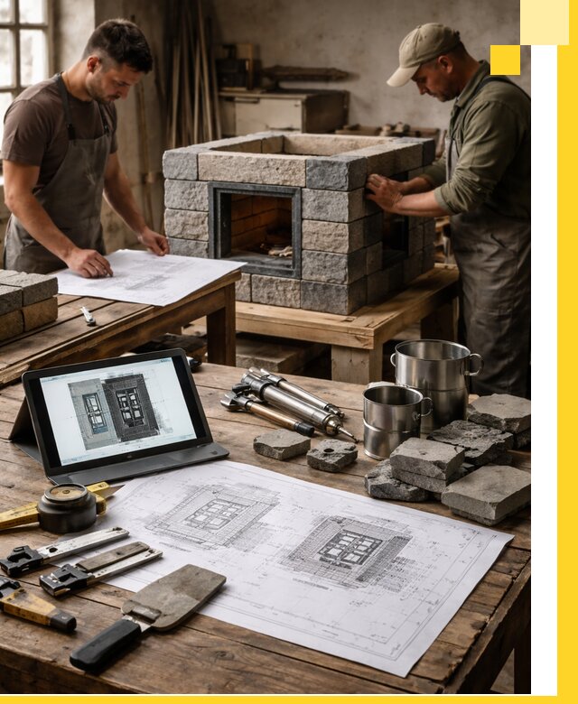 Разработка проектов печей с согласованием и монтажом в Нижневартовске