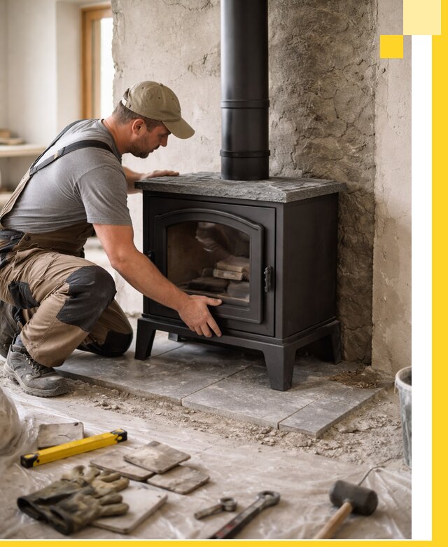 Профессиональный монтаж печей и каминов в Нижневартовске под ключ