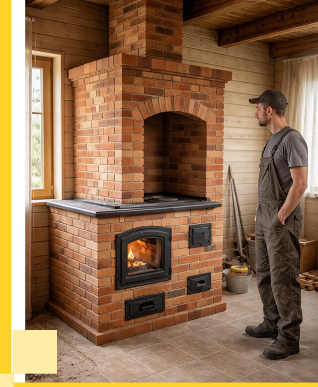 Кирпичные печи в Нижневартовске: купить от 155400 р. | ЭриданНжт