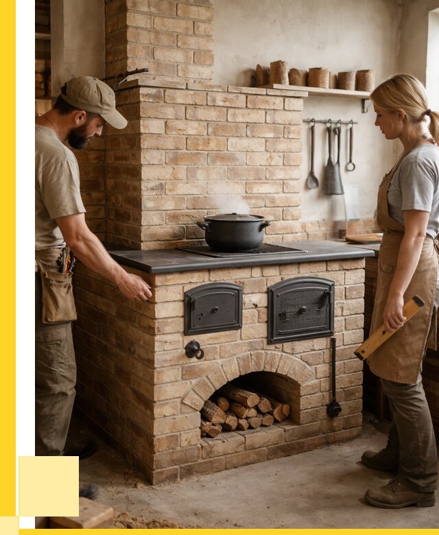 Варочно отопительные печи в Нижневартовске от 93240 р. | ЭриданНжт