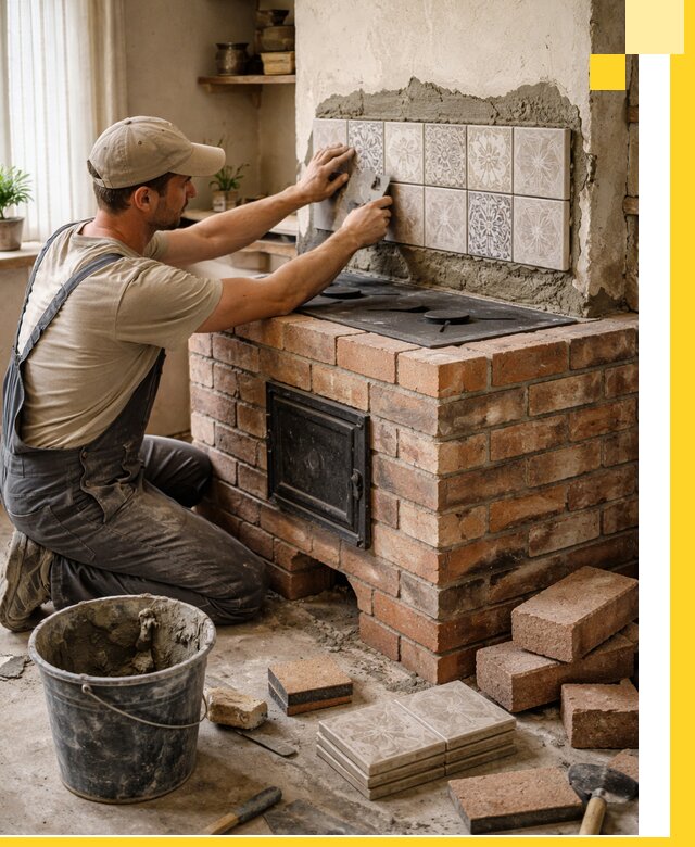 Печи с плитой на заказ монтаж гарантия и сервис в Нижневартовске