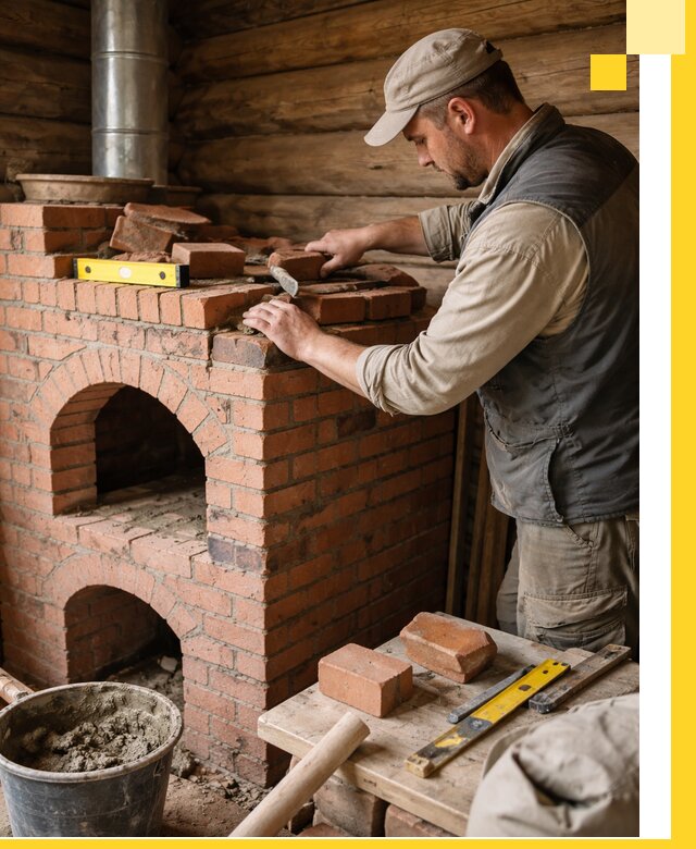 Изготовление и установка русских печей в Нижневартовске под ключ