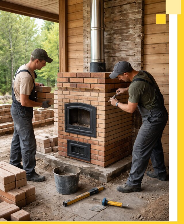 Производство и установка дачных печей под ключ в Нижневартовске