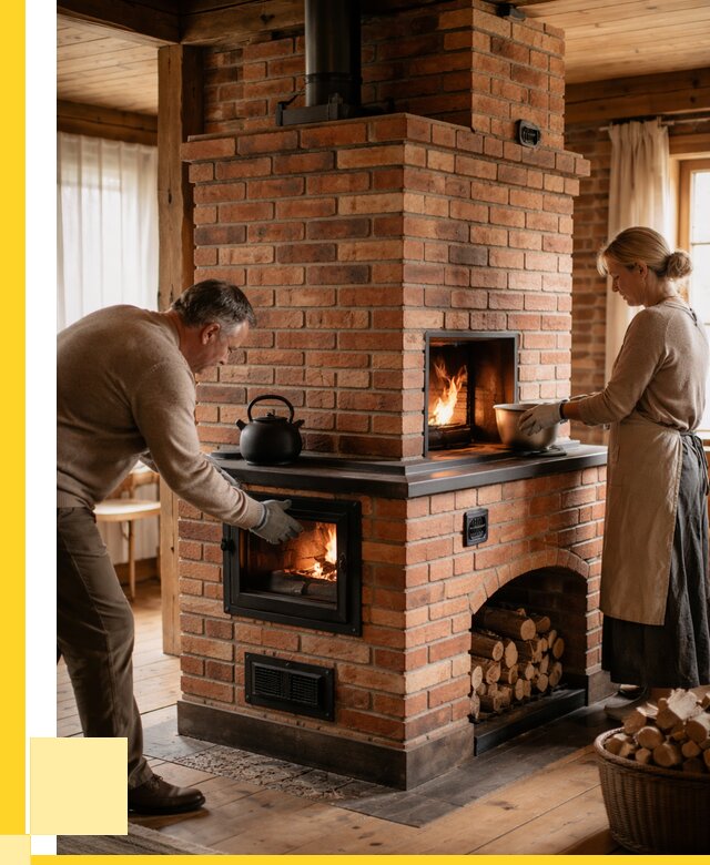 Печи для загородного дома под ключ в Нижневартовске от 82880 р. | ЭриданНжт