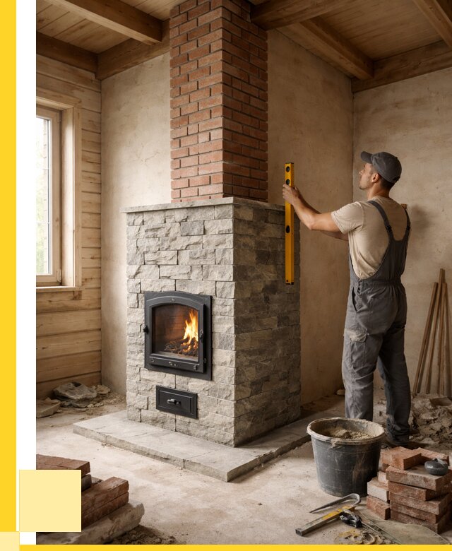 Печи и дымоходы под ключ в Нижневартовске от 46620 р., ЭриданНжт