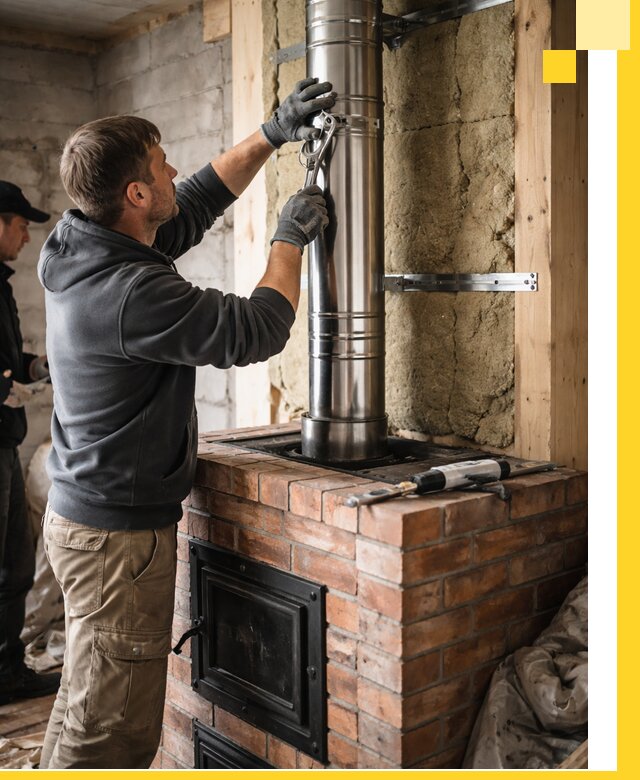 Изготовление и монтаж печей и дымоходов под ключ в Нижневартовске