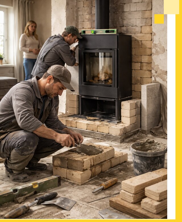 Печи и камины под ключ: проект, установка в Нижневартовске