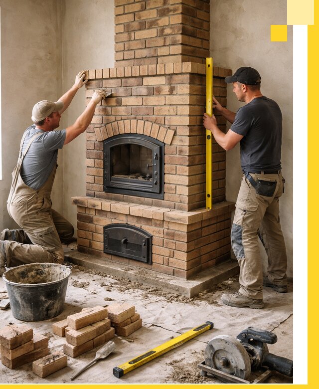 Продажа и установка печей и каминов для дома под ключ в Нижневартовске