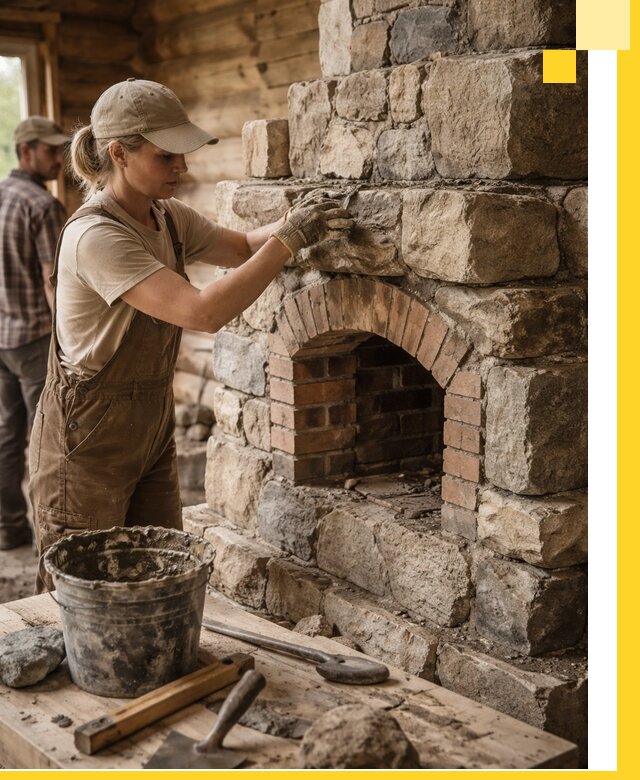 Каменные печи на заказ и монтаж в Нижневартовске, долговечные решения