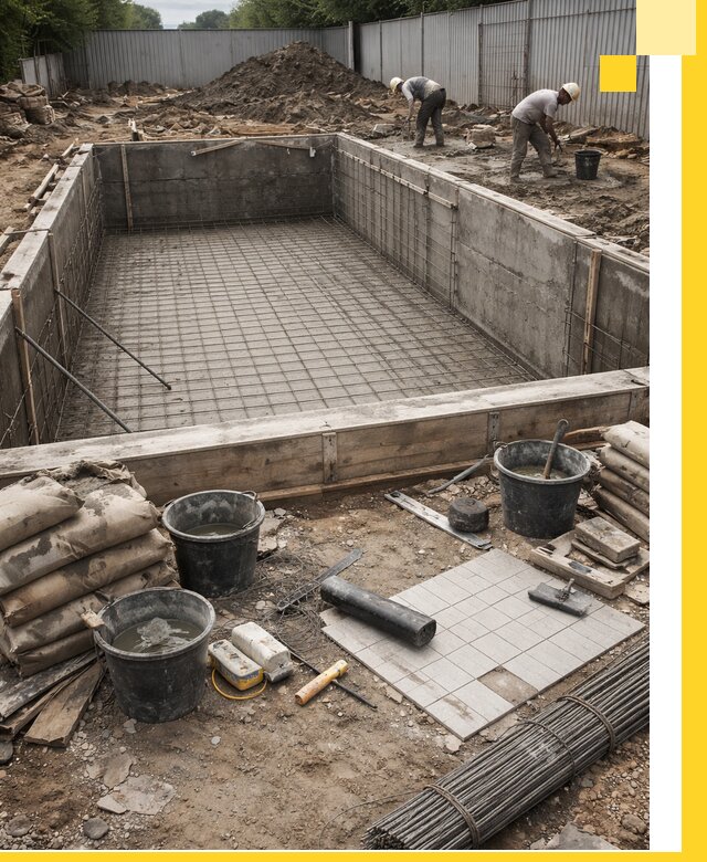 Строительство бассейнов под ключ в Нижневартовске, дизайн и монтаж