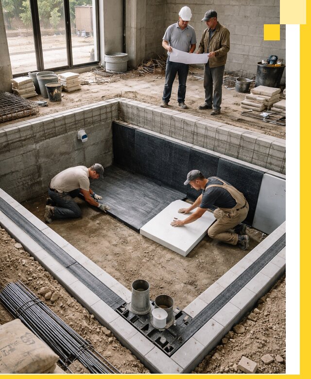 Проекты частных и общественных бассейнов под ключ в Нижневартовске