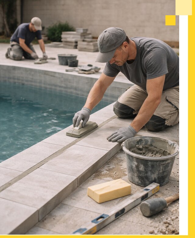 Отделка бассейнов в Нижневартовске: декоративная отделка и гидроизоляция