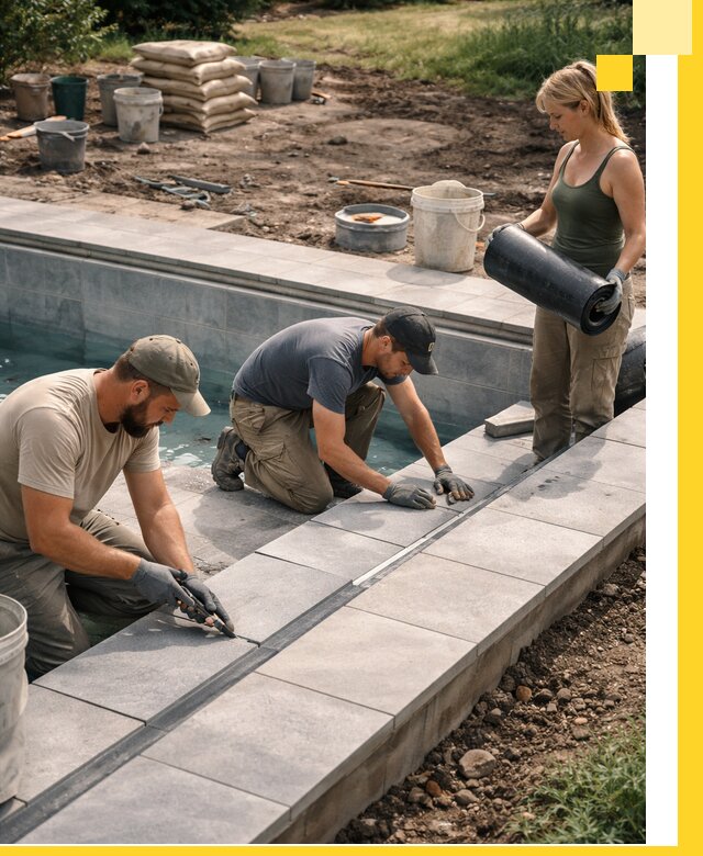 Строительство и монтаж уличных бассейнов под ключ в Нижневартовске