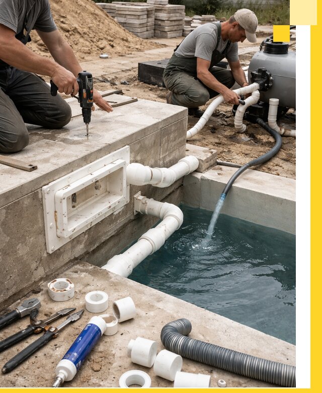 Строительство скиммерных бассейнов под ключ в Нижневартовске