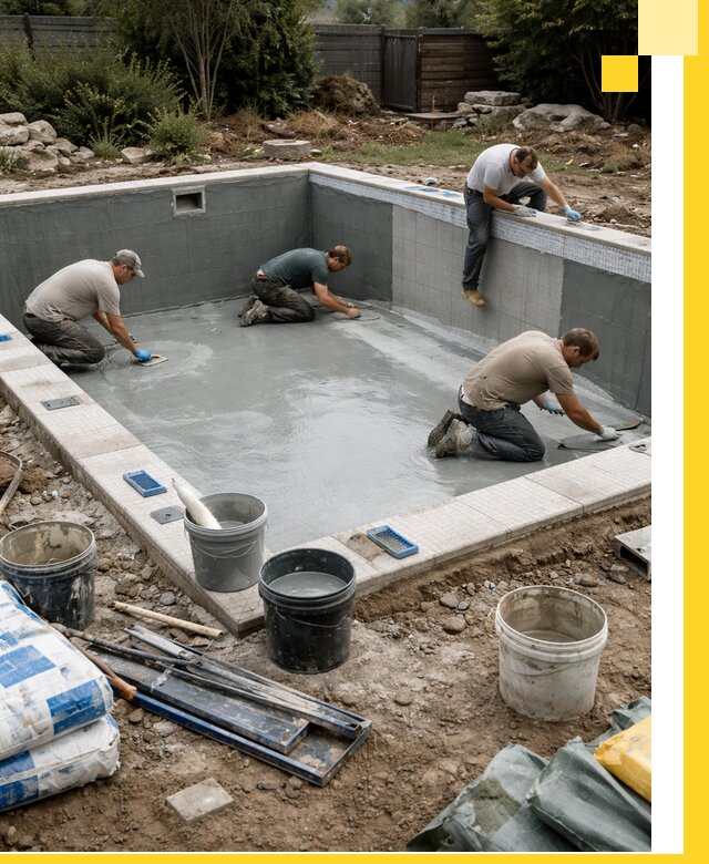 Изготовление и монтаж чаши бассейна под ключ в Нижневартовске