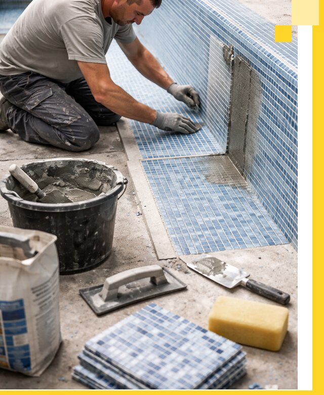 Укладка и ремонт мозаики для бассейнов под ключ в Нижневартовске