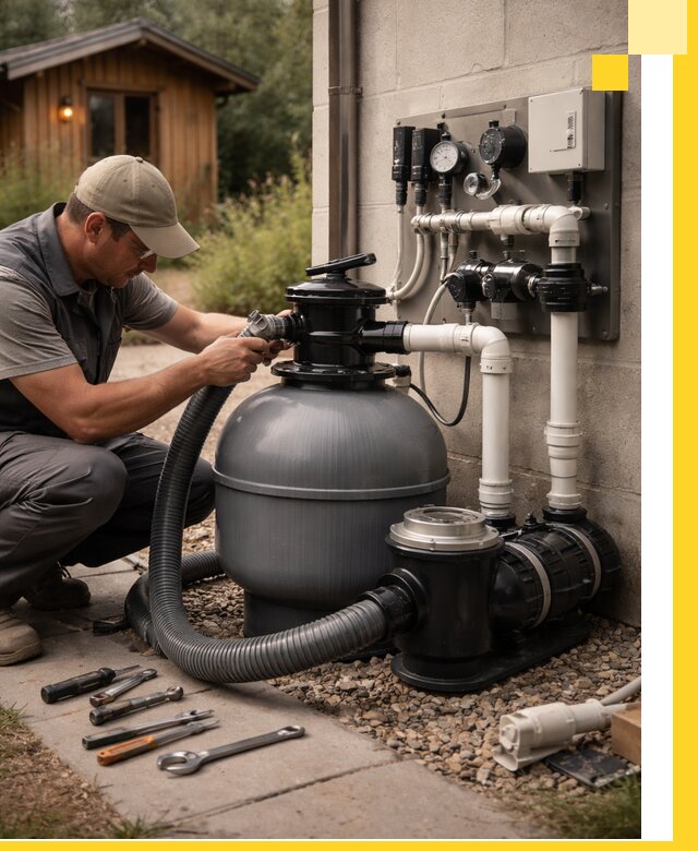 Продажа и монтаж фильтров и насосов для бассейнов в Нижневартовске