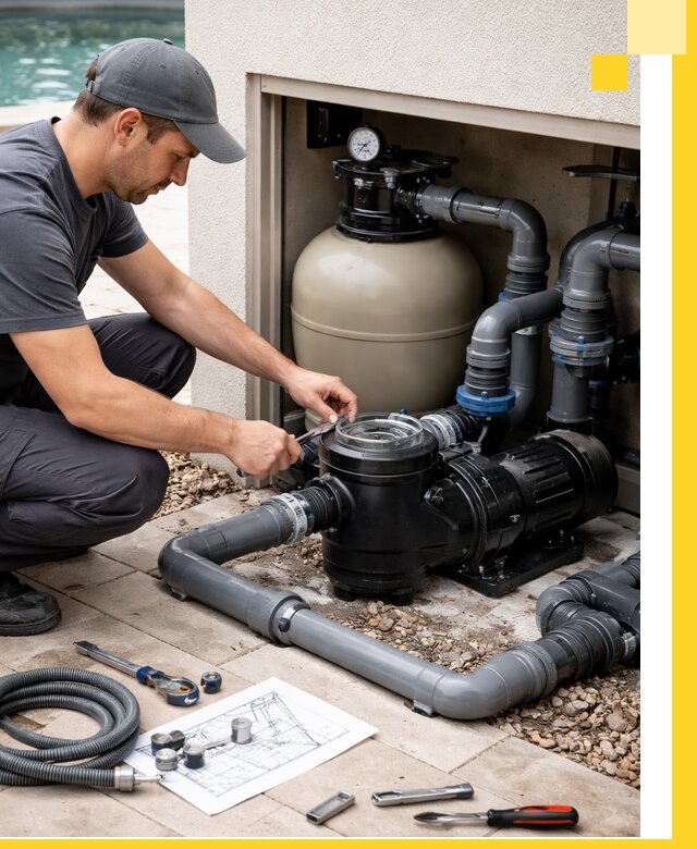 Поставка, монтаж и сервис насосов для бассейнов в Нижневартовске