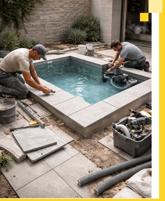 Мини бассейны под ключ в Нижневартовске, дизайн и установка