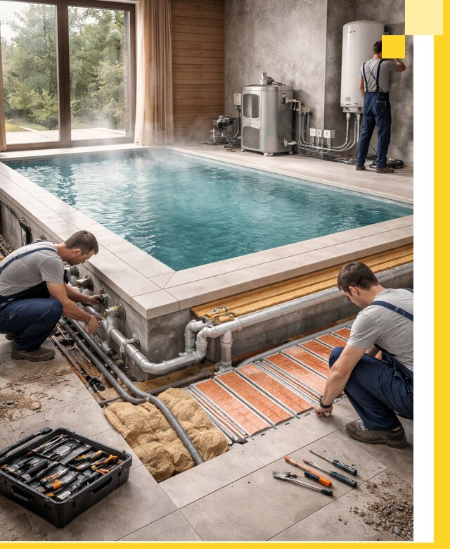 Проектирование и строительство тёплых бассейнов в Нижневартовске