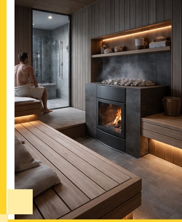Проект сауны в частном доме в Нижневартовске от 36260 р. | ЭриданНжт
