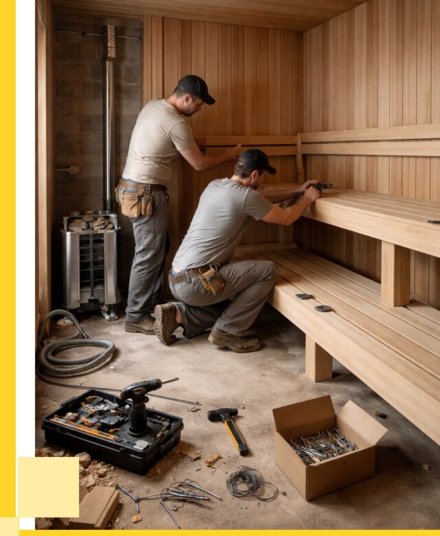 Монтаж саун под ключ в Нижневартовске от 124320 р. | ЭриданНжт
