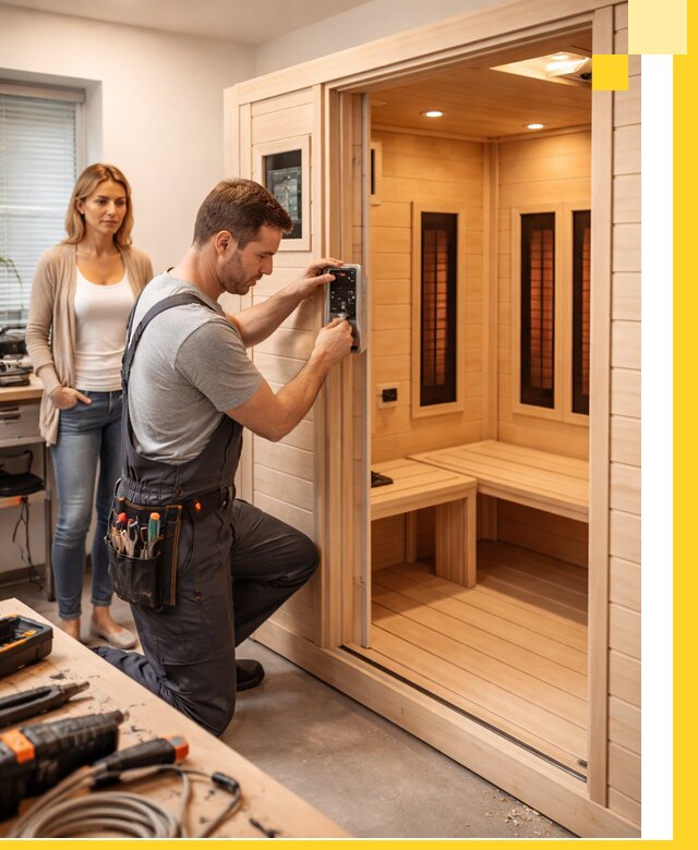 Инфракрасные сауны под ключ в Нижневартовске продажа и установка