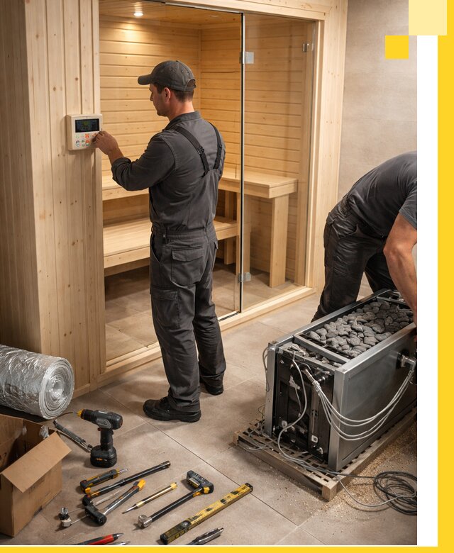 Поставка, установка и монтаж электрических саун в Нижневартовске