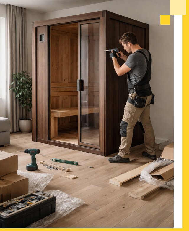 Установка и производство мини саун под ключ в Нижневартовске