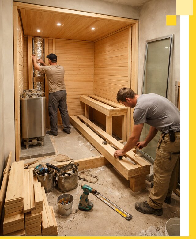 Проектирование и установка домашних саун под ключ в Нижневартовске