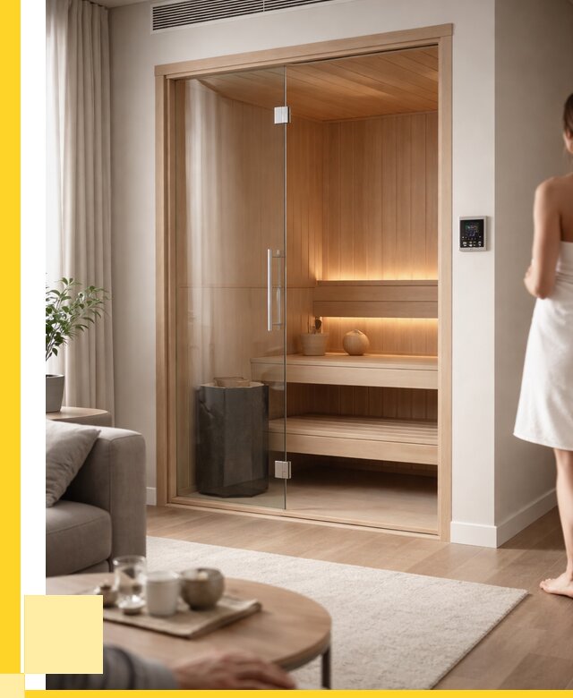 Сауна в квартире под ключ в Нижневартовске от 124320 р. ЭриданНжт