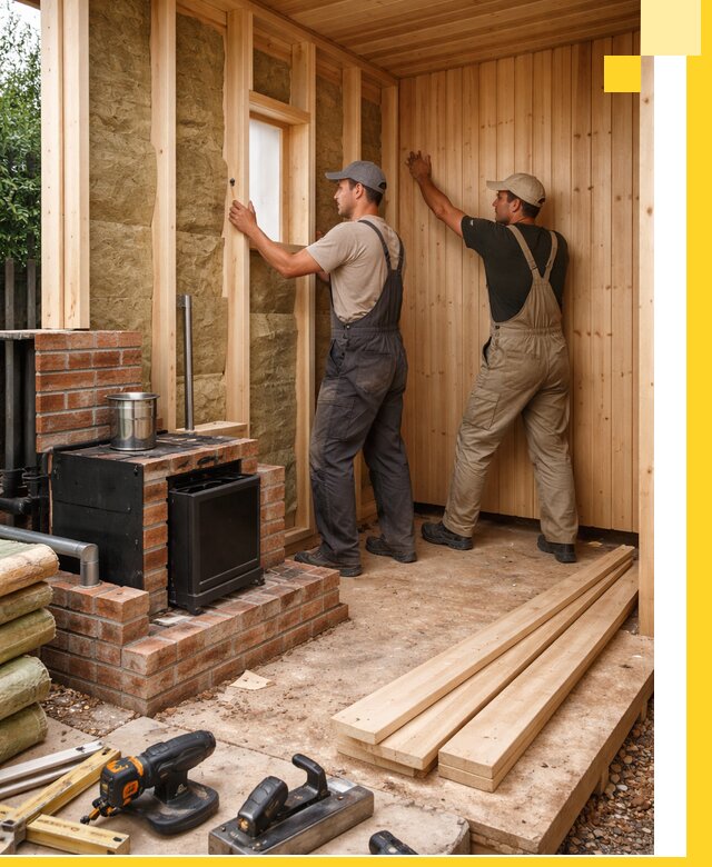 Строительство и установка дачных саун под ключ в Нижневартовске