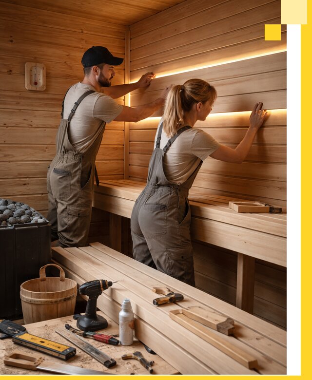 Дизайн саун и бань под ключ с индивидуальным проектом в Нижневартовске