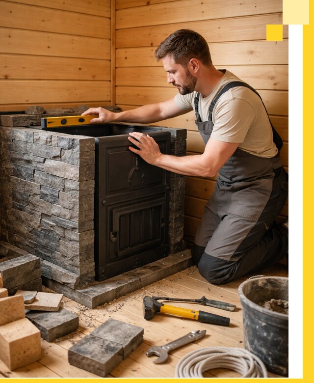 Производство и установка печей для саун под ключ в Нижневартовске