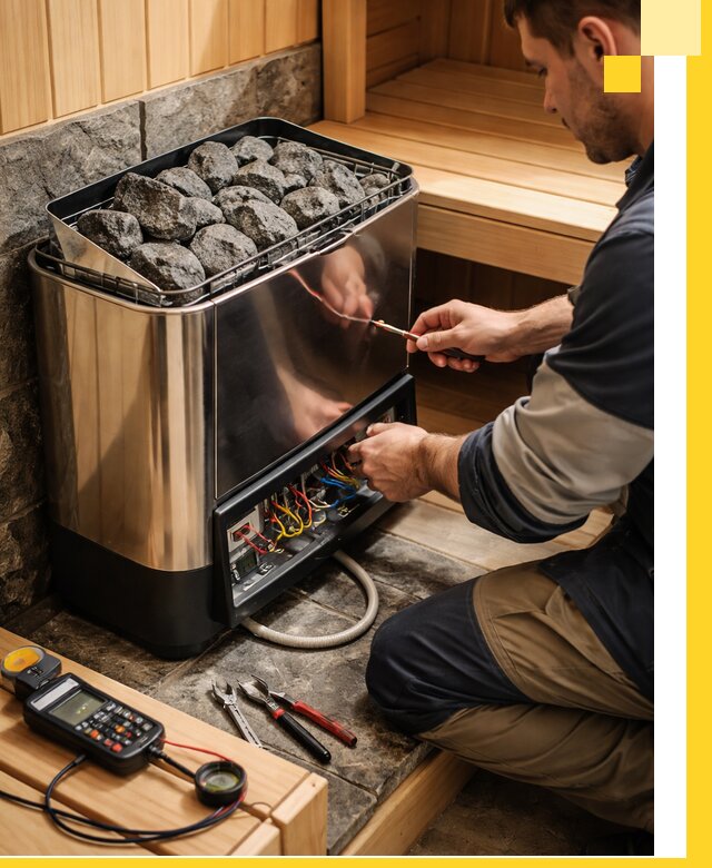 Продажа и установка электрокаменок для саун в Нижневартовске