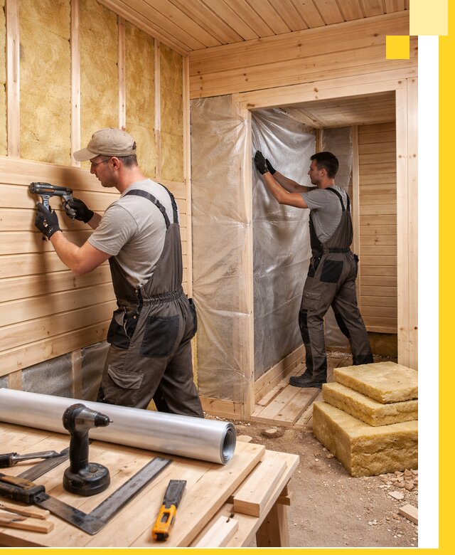 Бани под ключ в Нижневартовске с проектом и полным монтажом