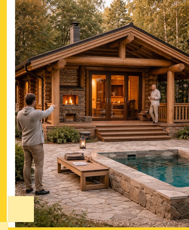 Проекты бань и хамам в Нижневартовске от 25900 р. | ЭриданНжт