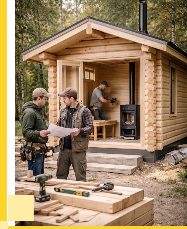 Монтаж бань под ключ в Нижневартовске — от 207200 р. | ЭриданНжт